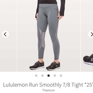 Lululemon High Rise Leggings 7/8 Length Sz 6